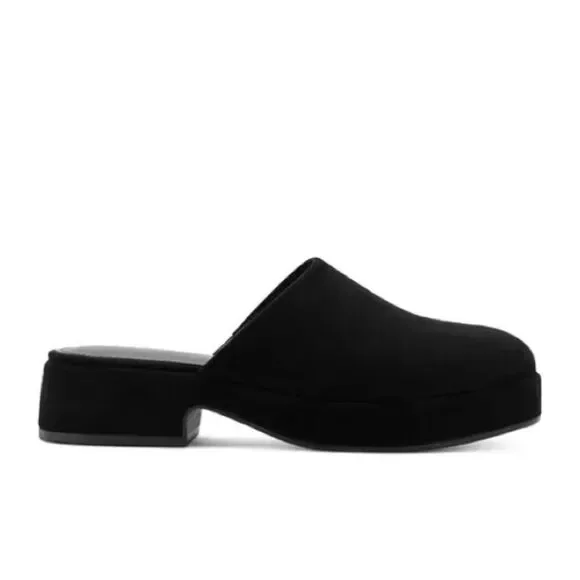 Larroude Miso Flatform Suede Clogs NIB - Picture 3 of 9